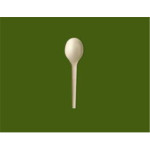Disposable reinforced spoon bio-degradable in CPLA 16.5 cm 90 ° - 50pz