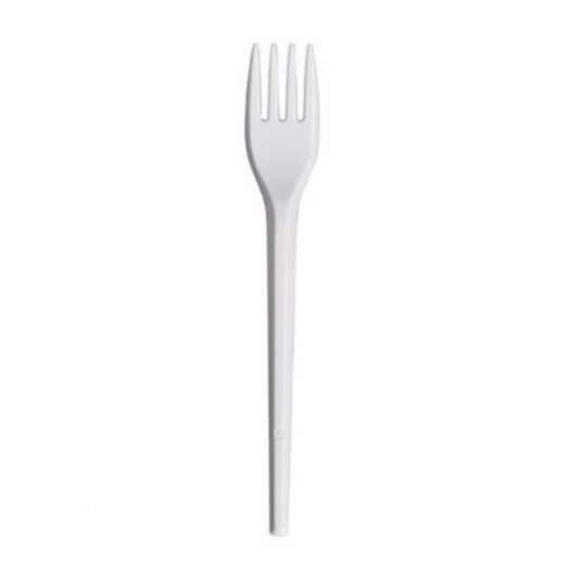 Disposable reinforced fork bio-degradable in CPLA 16.5 cm 90 ° - 1000pz Disposable reinforced fork bio-degradable in CPLA 16.5 cm 90 ° - 1000pz