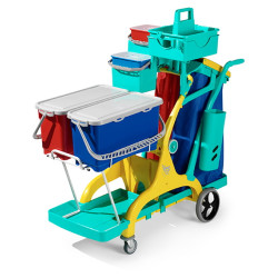 Equipped Cart Professional Cleaning TTS Nick Star Healthcare 2000