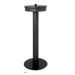Posacenere Colonna Metallo Nero