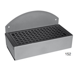 Laminart Black Metal Wall-mounted Ashtray