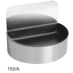 Laminart Stainless Steel Semi CIrcle Shaped Ashtray