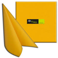 Yellow color 40X40 Napkin Air Wave line - 1200pcs