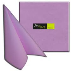 Lilac color 40X40 Napkin Air Wave line - 1200pcs