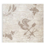 Biodegradable and Compostable Tablecloth CONTADINO AIRLAID DECOR HAZELNUT - 100pz.