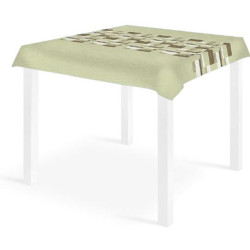 Biodegradable and Compostable Tablecloth KUADRA AIRLAID DECOR GREEN 100X100cm. - 100pz.