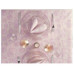 Biodegradable and Compostable Tablecloth FLORENCE AIRLAID DECOR MAUVE - 100pcs.