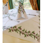 Biodegradable and Compostable Tablecloth OLIVIA AIRLAID DECOR - 100pcs.