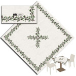 Biodegradable and Compostable Tablecloth OLIVIA AIRLAID DECOR - 100pcs.