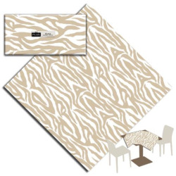Tablecloth Stain Cover Airlaid Dry Paper BIO 100x100cm. - 100pz. - ZEBRATO DECOR SAND