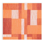 Biodegradable and Compostable Tablecloth KUADRA AIRLAID DECOR ORANGE - 100pcs.
