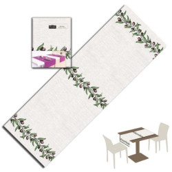 Biodegradable and Compostable Runner OLIVIA AIRLAID DECOR - 200pcs.