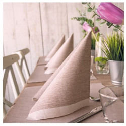 AirWave Touch Dry Paper Napkin BIO 40X40cm. - 800pcs - JOLIE HAZELNUT