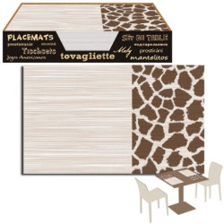 Biodegradable and Compostable Placemat MACULA AIRLAID DECOR COCOA - 1000pcs.