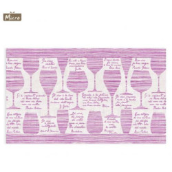 Biodegradable and Compostable Placemat CONVIVIO SPUNLACE VIOLET - 800pcs.