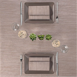 Tablecloth Costes cacao 100x100 Spunlace MICRO NUVOLA line 100 pz