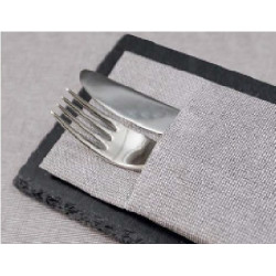 Cutlery Pocket 40x32 Airlaid Grey iuta Napkin PLUS line 1200 pcs