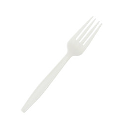 Compostable Biodegradable Forks in PLA - 250pcs.