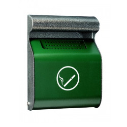 Medial Ginevra steel wall-mounted ashtray