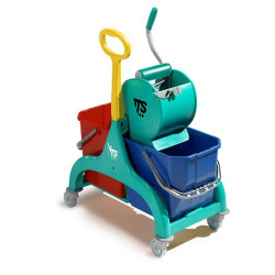 Carrello Pulizia Professionale TTS Nick Verde 30lt