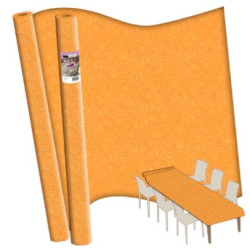 Airlaid Twist Orange Table Roll 120cm x 5m PLUS line - 12 pcs