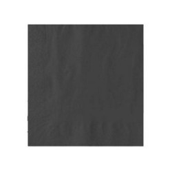 Tovaglioli Di Carta Neri Embossing cm.40x40 - 18x40pz