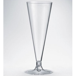 Flutes trasparenti in plastica - 30pz.