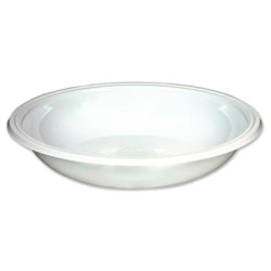 Piatti fondi di plastica bianchi 1kg.x14