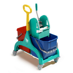 Equipped Cart Professional Cleaning TTS Nick Verde 50lt