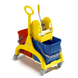 Carrello pulizia professionale TTS Nick Giallo 50lt