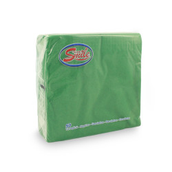 Tovaglioli Di Carta Verdi cm.33x33 - 24x50pz