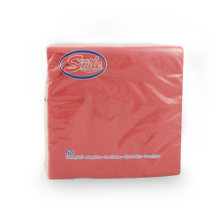 Tovaglioli Di Carta Rossi cm.33x33 - 24x50pz