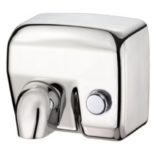 Asciugamani Elettrico a pulsante Acciaio Inox Hamet Asciugamani Elettrico a pulsante Acciaio Inox Hamet