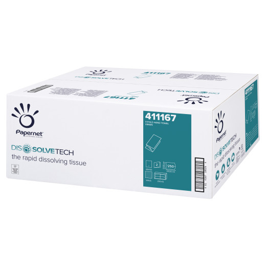 Papernet DISSOLVETECH V - Fold Hand Towel Papernet DISSOLVETECH V - Fold Hand Towel