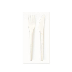 COMPOSTABLE CUTLERY BIS MATER-BI - 800 PIECES