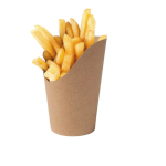 Contenitori porta patatine coni a bicchieri per fritti Avana Chips  - 50 pezzi /conf