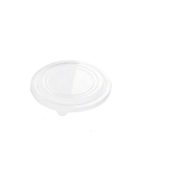 Transparent lid for take away poke 'salad bowl biodegradable and compostable in RPET - 50pcs