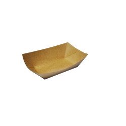 Kraft paper natural cardboard boats - 250 pieces