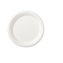 Disposable round plate Ø 18cm in cellulose pulp 10 gr. - 1000pcs