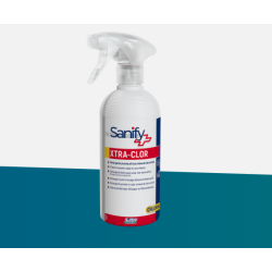 Ready-to-use sanitizing detergent based on active chlorine 750 ml - 12 pieces