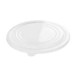 50 coperchi in r-pet per insalatiere in cartoncino da 1000 / 1300 ml