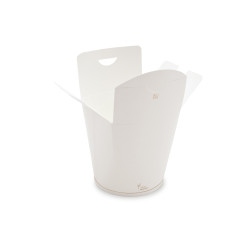 50 contenitori 950 ml in cartoncino box tondo vaschetta tonda per fritti
