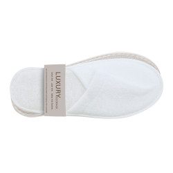 Slipper, polyester/EVA sponge, closed - 20 PIECES