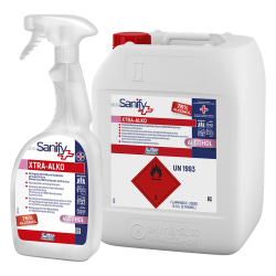 Hydroalcoholic Sanitizing Detergent Sutter XTRA-ALKO 500ml - 12 pieces