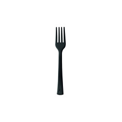 100 BLACK FINGER FOOD FORKS 10 CM.