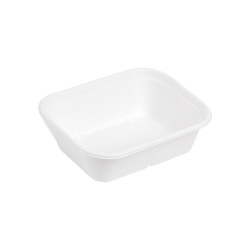 50 Vaschette patatine monouso take away compostabile in Polpa cellulosa