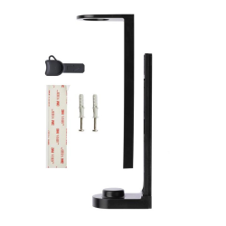 Black ABS Wall Mounting Bracket for PUMP with Double Sided Adhesive