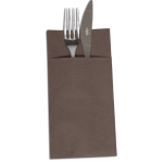 1200 POCKET TOVAGLIOLO TASCA PORTAPOSATE SLIM CACAO MARRONE 40X32