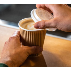 437ml Laminated Corrugated Cardboard Drink Cup