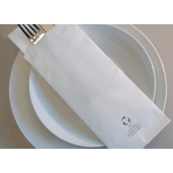 Portaposate E Tovagliolo Colore Bianco - 1000pz